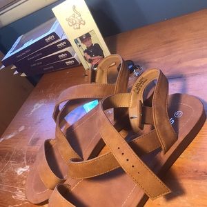 Soda suede women sandals